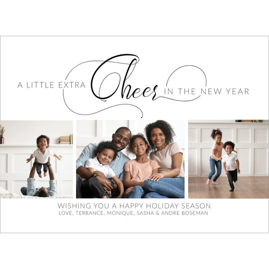 A Little Extra Cheer Holiday Photo Cards